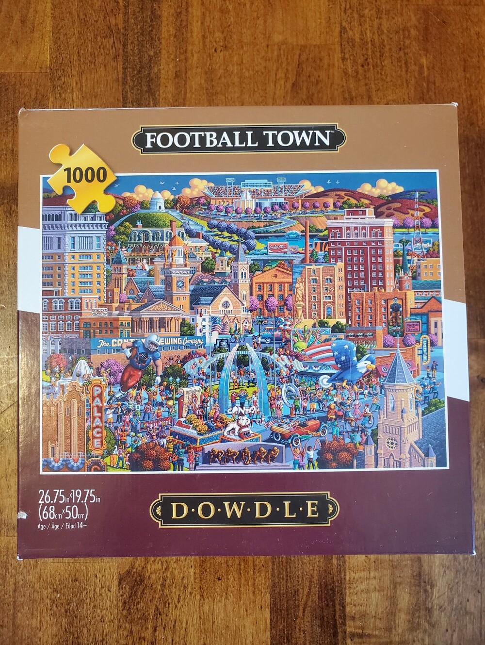 Dowdle Football Town 1000 Pc Buffalo Jigsaw Puzzle